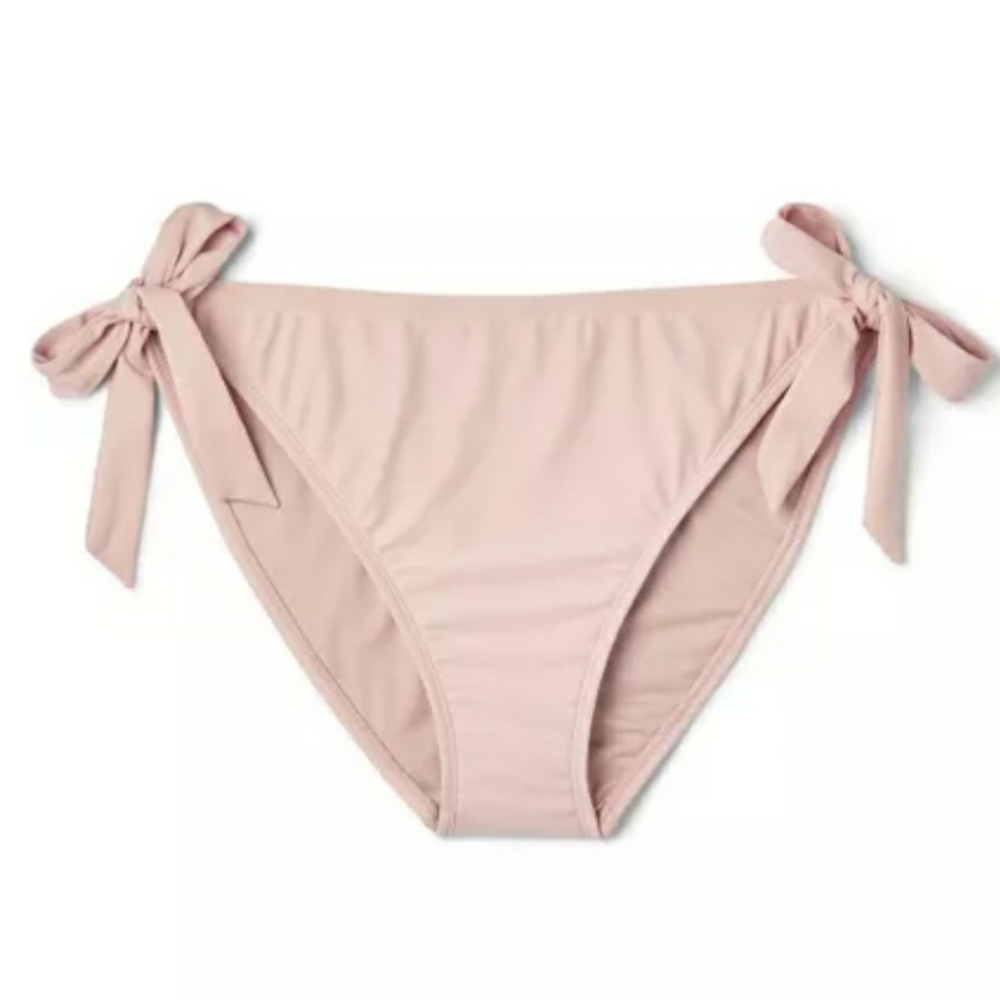 Women's Side-Tie High Leg Cheeky Bikini Bottom - Wild Fable™